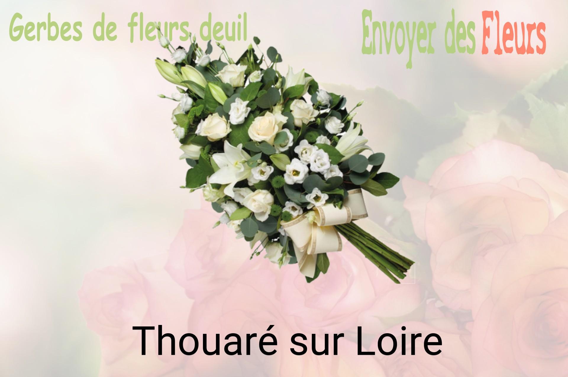 Gerbe de fleurs de deuil livrée à Thouaré-sur-Loire
